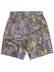 画像1: 【送料無料】HUF REALTREE CROMER SHORT LILAC (1)