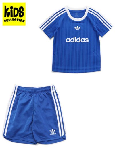 画像1: 【KIDS】ADIDAS KIDS FOOTBALL SET-BLUE