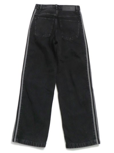 画像2: 【送料無料】ADIDAS DENIM FIREBIRD PANTS-TRUE BLACK DENIM