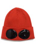 【送料無料】C.P.COMPANY COTTON GOGGLE BEANIE POINCIANA