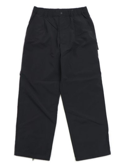 画像1: 【送料無料】SNOW PEAK NYLON TUSSAH UTILITY STORAGE PANTS BLACK