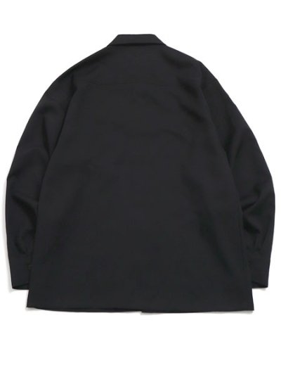 画像2: CALTOP PLAIN L/S WORK SHIRT BLACK