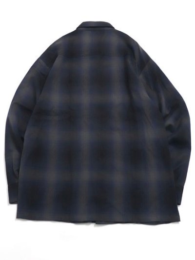 画像2: CALTOP FL PLAID L/S SHIRT NAVY/GREY