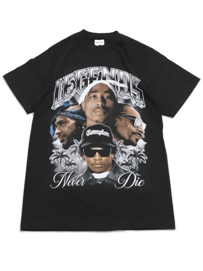 画像1: STREET WEAR SUPPLY LEGENDS NEVER DIE PALM TREE TEE