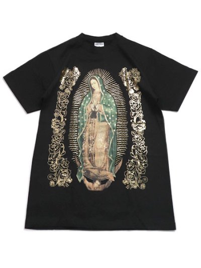 画像1: STREET WEAR SUPPLY PRAY FOR US DECORATED FOIL TEE