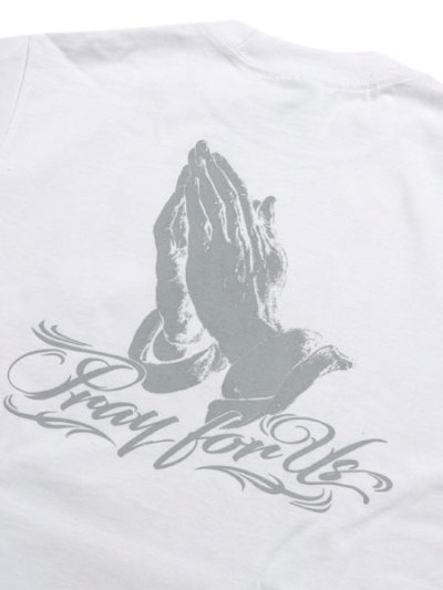 画像4: STREET WEAR SUPPLY PRAY FOR US DECORATED FOIL TEE