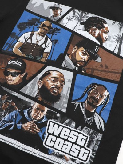 画像3: STREET WEAR SUPPLY GRAND WEST COAST #2 TEE