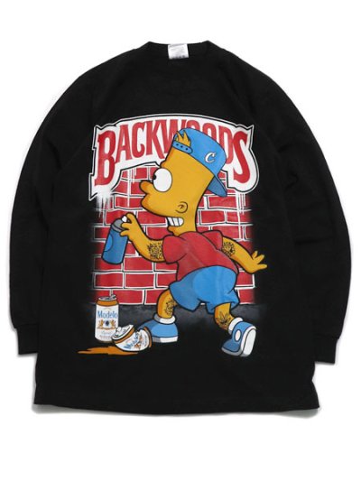 画像1: STREET WEAR SUPPLY BACKWOODS SMPSNS SPRAY L/S TEE