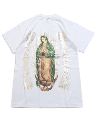 画像1: STREET WEAR SUPPLY PRAY FOR US DECORATED FOIL TEE