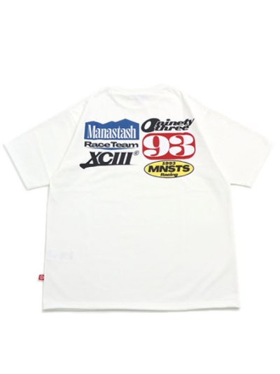 画像1: MANASTASH RE:POLY TEE TEAM 93 WHITE