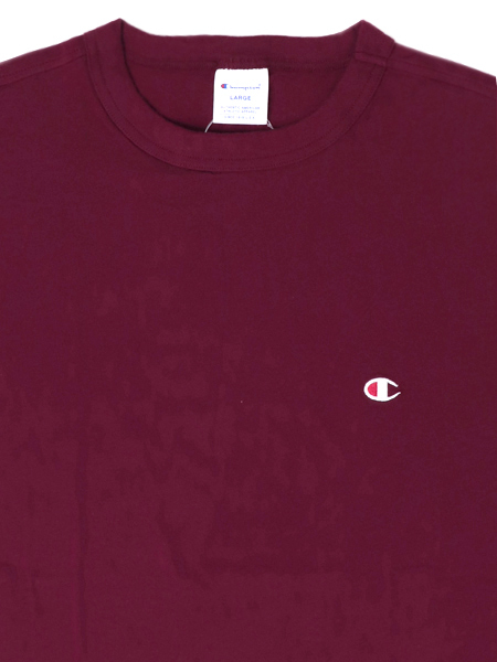 champion tee maroon