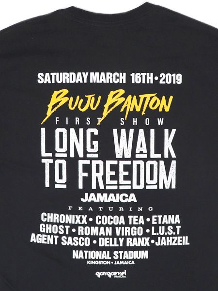 buju banton long walk to freedom t shirt