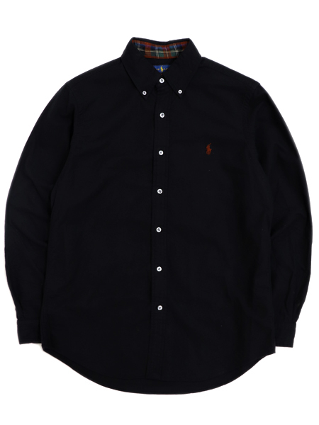 polo ralph lauren black button up