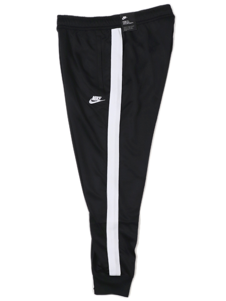 jogger pants black and white