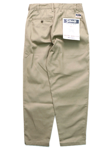 SCHOTT TC DOUBLE PLEATED WIDE PANTS - FIVESTAR