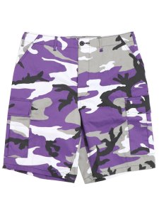 画像1: ROTHCO BDU PC CAMO SHORTS-ULTRA VIOLET CAMO (1)