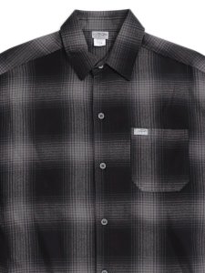 画像3: CALTOP FL PLAID L/S SHIRT BLACK/CHARCOL (3)