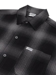 画像6: CALTOP FL PLAID L/S SHIRT BLACK/CHARCOL (6)