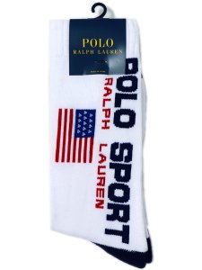 画像1: POLO RALPH LAUREN CLASSIC POLO SPORT CREW SOCKS (1)