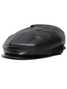 画像1: KANGOL FAUX LEATHER CAP (1)