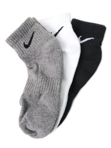 NIKE 3P EVERYDAY CUSHION QUARTER SOCKS - FIVESTAR