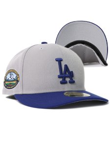 画像1: NEW ERA LP 59FIFTY CS DODGERS CT 50TH UV/GY FBM (1)