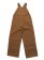 画像2: 【KIDS】CARHARTT KIDS CHILD CANVAS BIB OVERALL-C.BROWN (2)