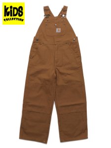 画像1: 【KIDS】CARHARTT KIDS CHILD CANVAS BIB OVERALL-C.BROWN (1)