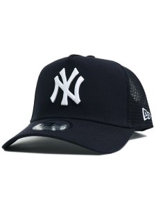 画像1: NEW ERA 9FORTY A-FRAME TRUCKER YANKEES NVY/WHT (1)