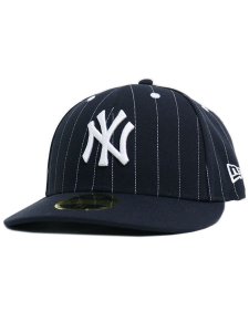 画像1: NEW ERA LP 59FIFTY PINSTRIPE YANKEES NAVY (1)