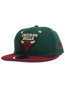 画像1: NEW ERA RC 9FIFTY BULLS DK GREEN/CARDINAL VISOR (1)