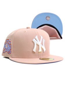 画像1: NEW ERA 59FIFTY CS YANKEES CTN UV/LB FB 75TH WS (1)