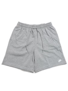 画像1: NIKE CLUB KNIT SHORT-DARK GREY HEATHER/WHITE (1)