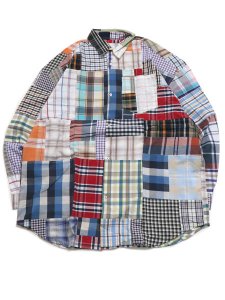 画像1: 【SALE】MR.REMAKE MAN REMAKE PATCHWORK L/S SHIRT ASSORT (1)