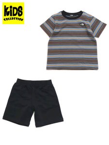 画像1: 【KIDS】THE NORTH FACE KIDS BORDER TENT TEE & SHORT (1)