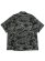 画像2: 【SALE】SCHOTT HAWAIIAN SHIRT DRAGON CHARCOAL (2)