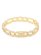 画像2: 【送料無料】KING ICE 10MM ICED FIGARO 8" GOLD BRACELET (2)