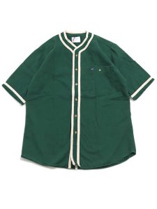 画像1: 【SALE】MR.REMAKE MAN REMAKE BASEBALL SHIRT GREEN ASSORT (1)