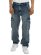 画像8: 【送料無料】PRO CLUB HW RELAXED FIT DENIM CARGO PANT DK STW (8)