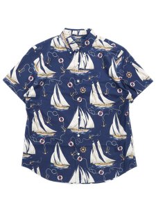 画像1: 【送料無料】POLO RALPH LAUREN CLASSIC FIT NAUTICAL OXFORD SHIRT (1)