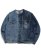 画像1: 【送料無料】SUNNY SIDE UP REMAKE 2FOR1 NO COLLAR DENIM JACKET (1)