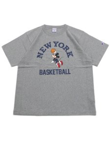 画像1: CHAMPION RW 9.4oz JERSEY TEE NY BB MICKEY-OXFORD (1)