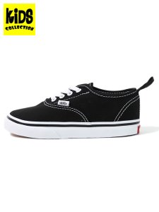 画像1: 【KIDS】VANS TODDLER AUTHENTIC ELASTIC LACE BLK/TR WH (1)