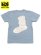 画像1: 【KIDS】WHIMSY SOCKS KIDS BLING TRADEMARK TEE ACID BLUE (1)