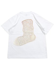 画像1: WHIMSY SOCKS BLING TRADEMARK TEE WHITE (1)