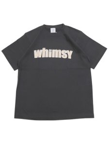 画像1: WHIMSY SOCKS BLING ARCH LOGO TEE SUMI (1)