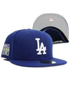 画像1: NEW ERA 59FIFTY CS DODGERS CTWN UV/GY FB WS2020 (1)