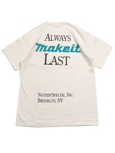 画像1: NOTHIN' SPECIAL MAKE IT LAST POCKET TEE NATURAL (1)