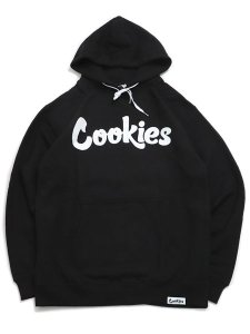 画像1: 【送料無料】COOKIES CLOTHING ORIGINAL LOGO HOODIE BLACK/WHITE (1)