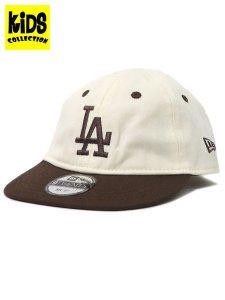 画像1: 【KIDS】NEW ERA MY 1ST 9TWENTY 2-TONE DODGERS CHROME/BRN (1)